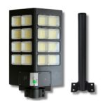 Lampione LED 800W a Ricarica Solare | Pannello Crepuscolare IP66 con Staffa Omaggio