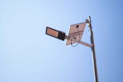 Lampione Solare 200W Led Crepuscolare Con Pannello Separato IP66 