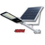 Lampione Solare 400W Led Crepuscolare Con Pannello Separato