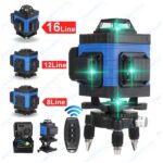 Livella laser 4D con 16 linee autolivellante, asta telescopica e accessori. Ideale per edilizia e installazioni. Ordina ora su Pezzellashop.