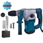 Potenza in W: 2000; - Forza d'impatto 5,0 J; - Dimensione del mandrino 32 mm; - Elettr. controllo della velocità no; - Mandrino tipo sds-plus; - Il numero di colpi alla velocità nominale, battiti / min 4500