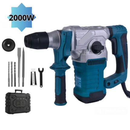 Potenza in W: 2000; - Forza d'impatto 5,0 J; - Dimensione del mandrino 32 mm; - Elettr. controllo della velocità no; - Mandrino tipo sds-plus; - Il numero di colpi alla velocità nominale, battiti / min 4500