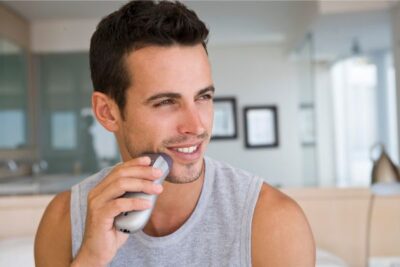 Rasoio Elettrico Ricaricabile Doppia Lama Waterproof USB
