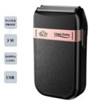 Rasoio Elettrico Ricaricabile Doppia Lama Waterproof USB