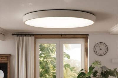 Plafoniera Con Pannello Solare 400w Crepuscolare 6500K
