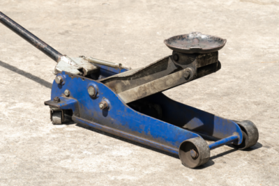 Sollevatore Crick Auto 4T Idraulico – Carrello Professionale con Ruote Bidirezionali e Cuscinetti