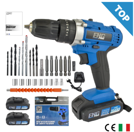 Trapano Avvitatore 13mm Doppia Batteria Litio 48V mandrino in acciaio