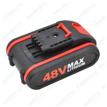 Batteria Litio Ricambio 48V per Motosega, Smerigliatrice, Forbici elettriche