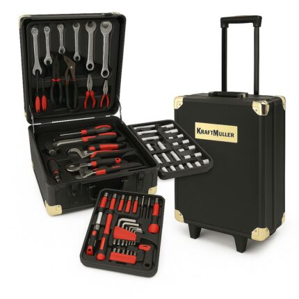 Set Attrezzi Valigetta 326 Pezzi | Acciaio Inossidabile e Cromo Vanadio | Completo per Fai-da-Te e Professionisti