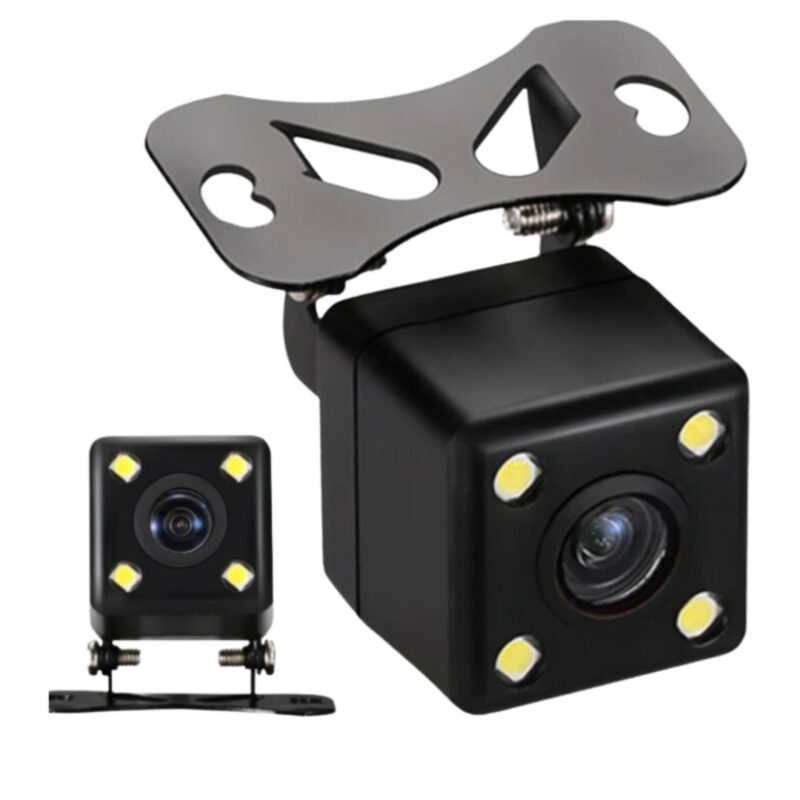 Impermeabile IP67 Combinato con uno schermo, non ci sono più punti ciechi dietro di te Evita lesioni a pedoni o animali e riparazioni costose Cavo di collegamento immagine lungo 6 m e cavo di alimentazione inclusi Facile da regolare, facile da installare Pixel effettivi: 656x492 Risoluzione: 480 linee TV Angolo orizzontale: 110°/160° Angolo di visione: 120°/170° Dimensioni della fotocamera: 2,3x2,3x2,3 cm. Piccole dimensioni compatte Basso consumo energetico Bassa manutenzione Alta sensibilità Installazione facile e completa Con 4 LED, fornisce una buona funzione di visione notturna a tutti i colori Specifica: Dimensioni custodia: 15 x 9,5 x 5,2 cm Potenza alimentazione: DC 12V Angolo obiettivo: 1,8 mm/170 gradi Lunghezza cavo di alimentazione: 1 M Nota: Questo pacchetto non include il monitor!