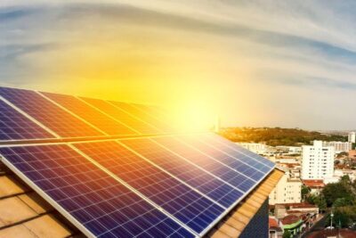 Faro Solare 400W Slim Crepuscolare IP66 Luce Bianca Fredda 6500K
