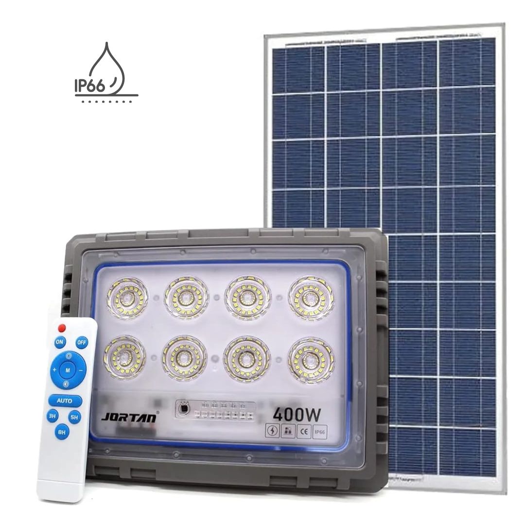Faro Solare 400W Slim Crepuscolare IP66 Luce Bianca Fredda 6500K Faro Solare 400W Slim Crepuscolare IP66 Luce Bianca Fredda 6500K