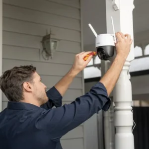 Kit Videosorveglianza 4 Telecamere Wi-Fi Motorizzate 360° PTZ | NVR Wireless 3MPx