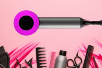 Phon Professionale Ionico 1800W con 5 Accessori – Asciugacapelli Supersonico per Capelli Lisci, Ricci e Anticrespo