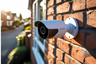 Telecamera Videosorveglianza Alimentata a Batteria IP66 Wi-Fi Infrarossi HD Sensore di Movimento
