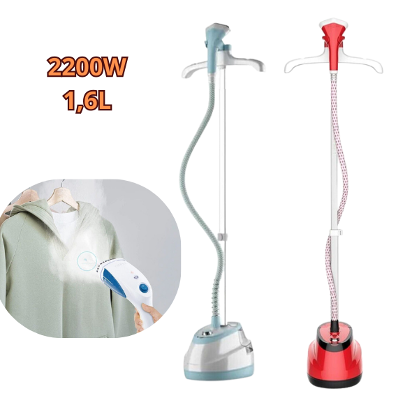 1 Stiratrice Verticale 2200W Ferro da Stiro a Vapore Serbatoio 1,6L