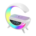 Lampada LED Multifunzione – Caricabatterie Wireless, Speaker Bluetooth, Sveglia e Display Digitale