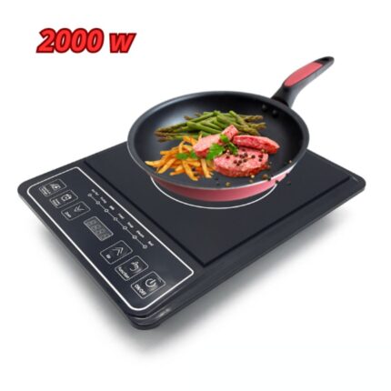 Piastra a induzione 2000W con 7 modalità, pannello touch, vetroceramica e spina Schuko. Ideale per casa e campeggio. Ordina su PezzellaShop!