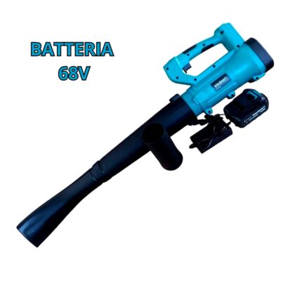 Soffiatore a Batteria 68V con 6 Velocità Aria Regolabile per Foglie, Polvere, Acqua