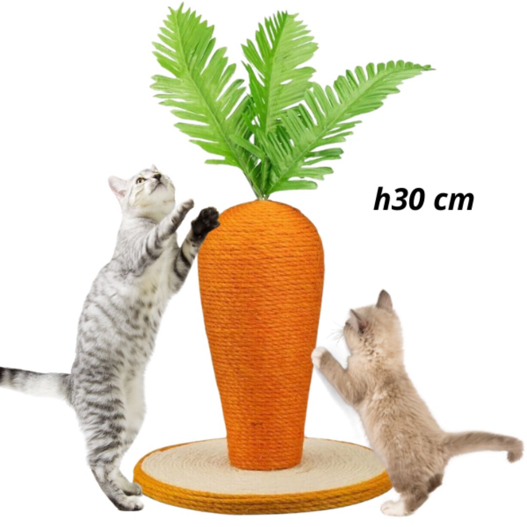 Tiragraffi Gatti a Carota 30cm Gioco per Gatti Montabile Tira Graffi Tiragraffi Gatti a Carota 30cm Gioco per Gatti Montabile Tira Graffi