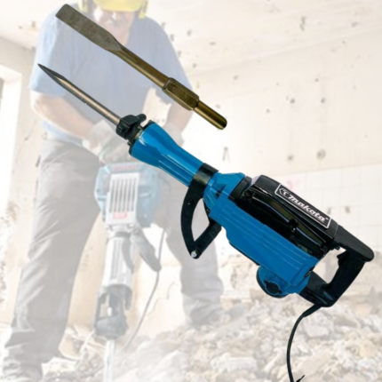 Martello Demolitore 2800W Due Punte 16" |Trapano Pneumatico Perforatore Elettrico con Valigia