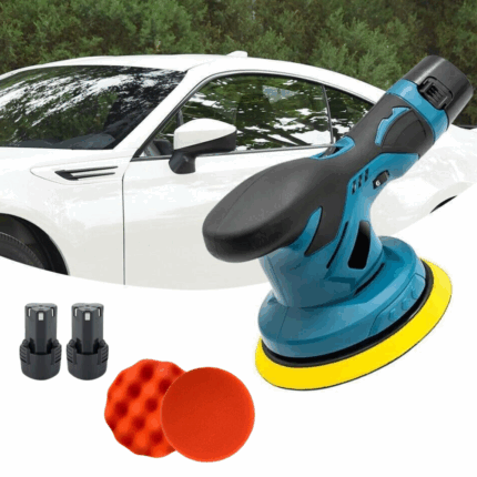 Lucidatrice Doppia Batteria 18V Levigatrice per Auto 6 Velocità con Accessori