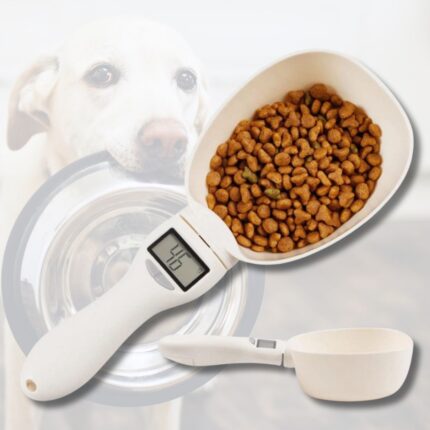 Misurino Crocchette per Cani con Display LCD | Paletta e Bilancia per Alimenti Precisa e Facile da Usare