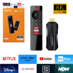 TV Stick Android 8K con 8GB RAM, 128GB ROM, HDMI e telecomando vocale. Streaming fluido e controllo smart. Ordina ora su Pezzellashop.