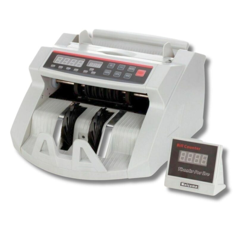 Conta Banconote Professionale Rilevatore Soldi Falsi, Bill Counter Display LED 1000 Banconote/Minuto