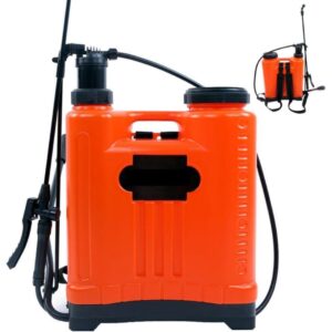 Nebulizzatore con pompa 20L a spalla, spruzzo a cono, filtro integrato e materiali rinforzati. Ideale per giardini, disinfestazioni, agricoltura
