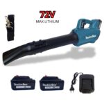 Soffiatore Doppia Batteria 72V Aria Regolabile 6 Velocità per Giardini, Locali, Strade