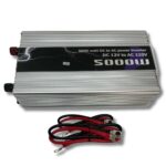 Inverter da 5000W 12V 220V Portatile con Pinze per Impianto Fotovoltaico, Auto, Camper, Barca