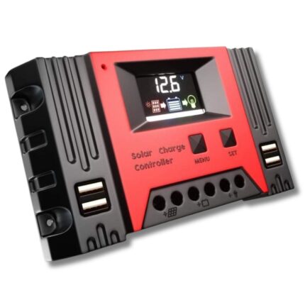 Regolatore di Carica 60A Controller Pannelli Solari 1224V USB Automatico Fotovoltaico