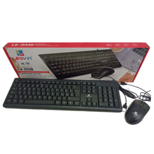 Tastiera QWERTY con Mouse Ambidestro, Tasti Ergonomici per Computer PC TV
