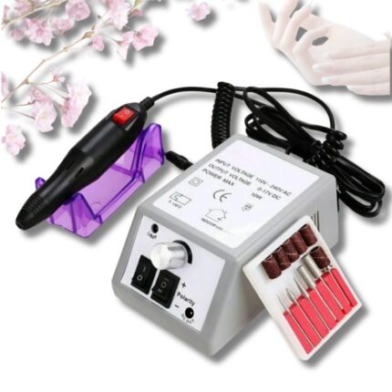 Fresa Unghie Professionale per Manicure, Pedicure, Ricostruzione, Gel, Lima Elettrica Kit Completo