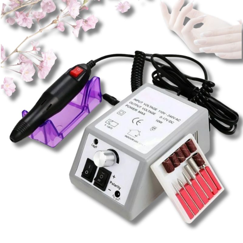 Fresa Unghie Professionale per Manicure, Pedicure, Ricostruzione, Gel, Lima Elettrica Kit Completo Fresa Unghie Professionale per Manicure, Pedicure, Ricostruzione, Gel, Lima Elettrica Kit Completo