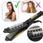 Piastra Lisciante a Vapore Acqueo fino a 230° Tecnologia Ionica Anticrespo Professionale