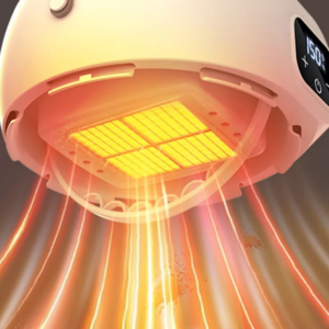 Asciugatrice Portatile Rotante 600W – Pieghevole con Display LED e Timer per Vestiti e Biancheria