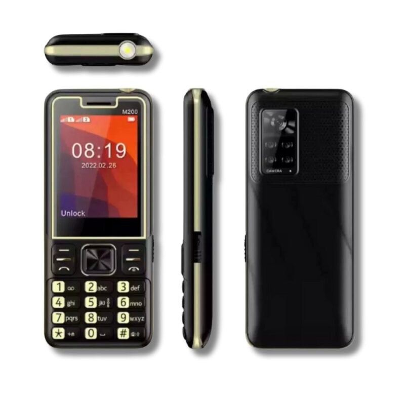 Telefono Cellulare 2.4" con Tasti | Dual SIM, Chiamata Rapida, Torci