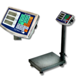 Bilancia Industriale 500Kg da Terra Piattaforma Display Digitale, Pieghevole Portatile