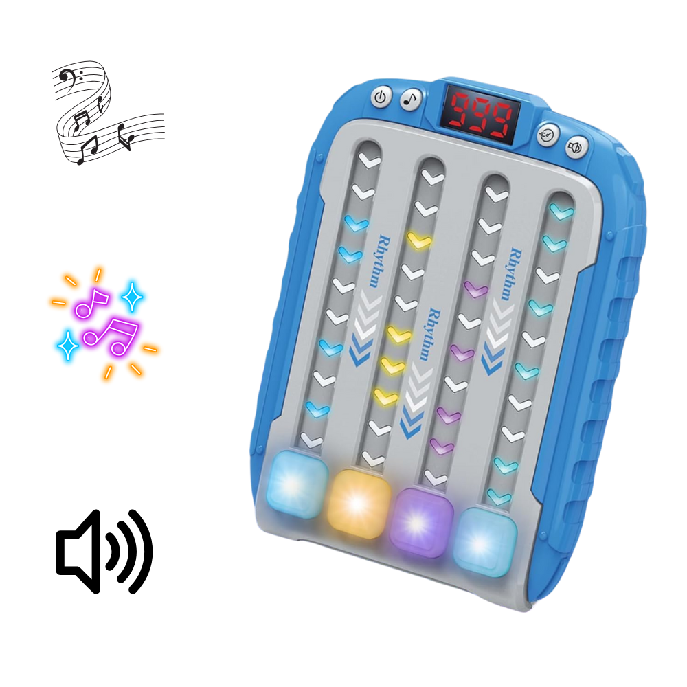 Gioco Educativo Interattivo con Luci e Musica Rhythm Game Giocattolo Età 3 Gioco Educativo Interattivo con Luci e Musica Rhythm Game Giocattolo Età 3+