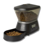 Distributore Automatico per Croccantini Capacità 3,5Kg Dispenser Cibo Secco per Cani, Gatti