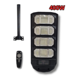 Lampione Stradale LED 400W Con Pannello Solare, Sensore Crepuscolare e Telecomando