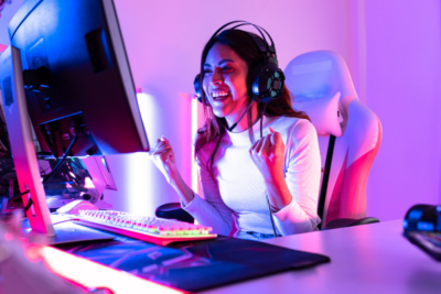 Cuffie da Gioco con Microfono 3.5mm per PS4 e PC | Auricolari Cablati con Audio Stereo