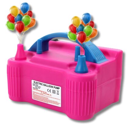 Gonfiatore Palloncini Elettrico 600W Pompa Potente Doppio Ugello per Eventi e Feste