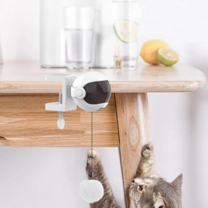 Giocattolo Interattivo per Gatti con Corda Automatica | Palla Elettrica