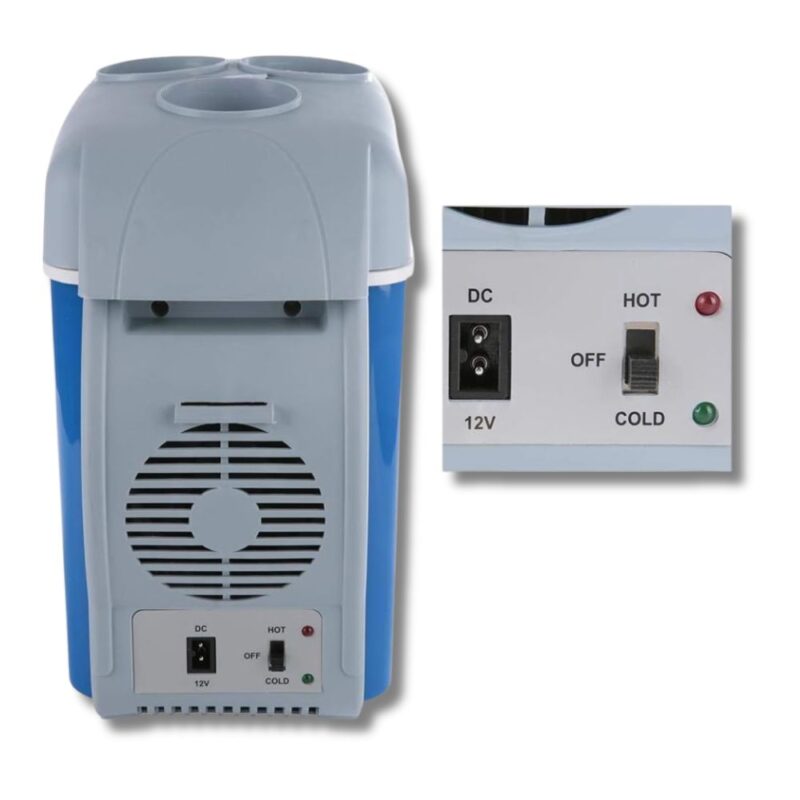 Frigo Portatile 7,5L per Auto e Campeggio 2 in 1 Caldo – Freddo 12V