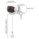 Giocattolo Interattivo per Gatti con Corda Automatica | Palla Elettrica