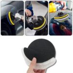 Spugne Lucidatura Auto Diametro 15cm 6 Pezzi Colorati con Adattatore Trapano