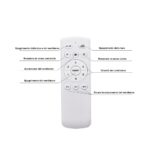 Ventilatore da Soffitto con Luce LED 200W | Lampadario con Pale